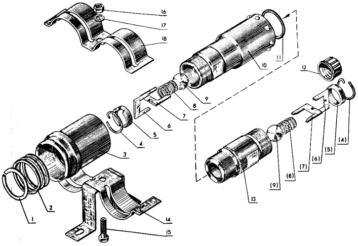 Разрывная муфта гидроприводов Трактор МТЗ 82 Р Разрывная муфта гидроприводов Трактор МТЗ 82 Р