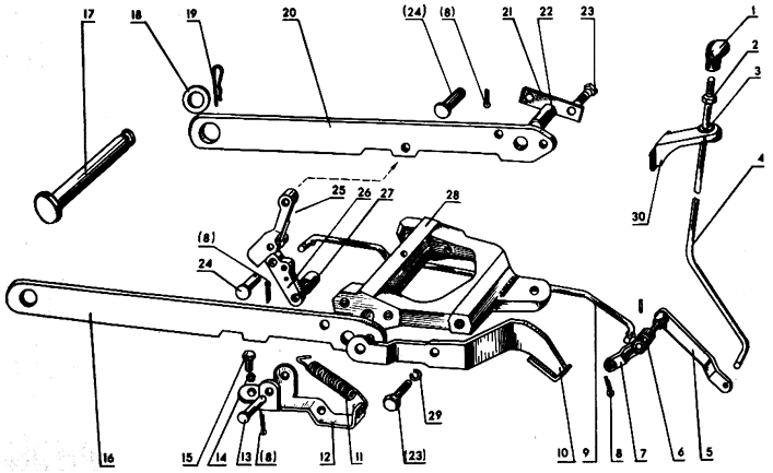 Механизм фиксации Трактор МТЗ 82 Р Механизм фиксации Трактор МТЗ 82 Р