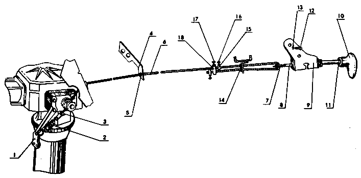 Управление блокировкой дифференциала Трактор МТЗ 82 Р Управление блокировкой дифференциала Трактор МТЗ 82 Р
