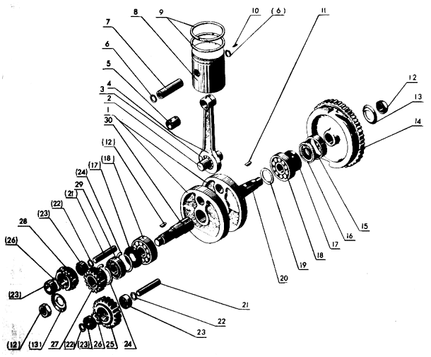 Кривошипно-шатунный механизм Трактор МТЗ 82 Р Кривошипно-шатунный механизм Трактор МТЗ 82 Р