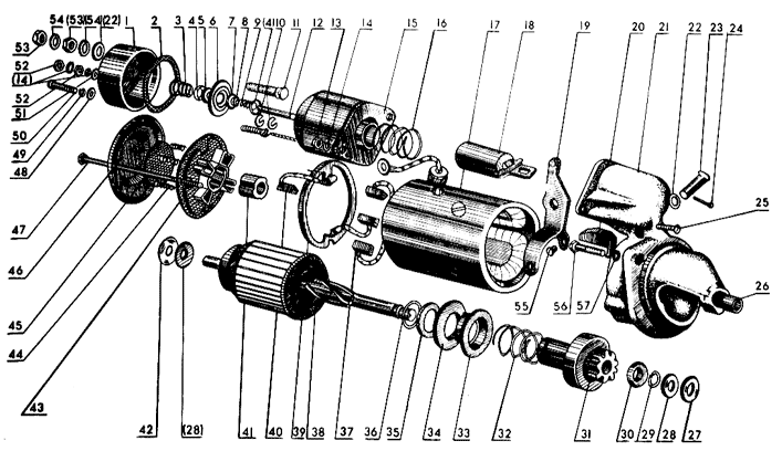 Стартёр СТ 362 пускового двигателя Трактор МТЗ 82 Р Стартёр СТ 362 пускового двигателя Трактор МТЗ 82 Р