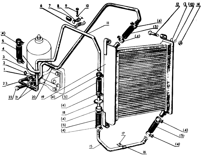 Масляный радиатор Трактор МТЗ 82 Р Масляный радиатор Трактор МТЗ 82 Р