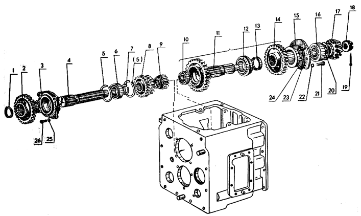 Вал первичный. Вал вторичный Трактор МТЗ 82 Р Вал первичный. Вал вторичный Трактор МТЗ 82 Р