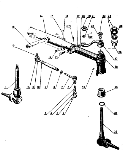 Передняя ось Трактор МТЗ 82 Р Передняя ось Трактор МТЗ 82 Р