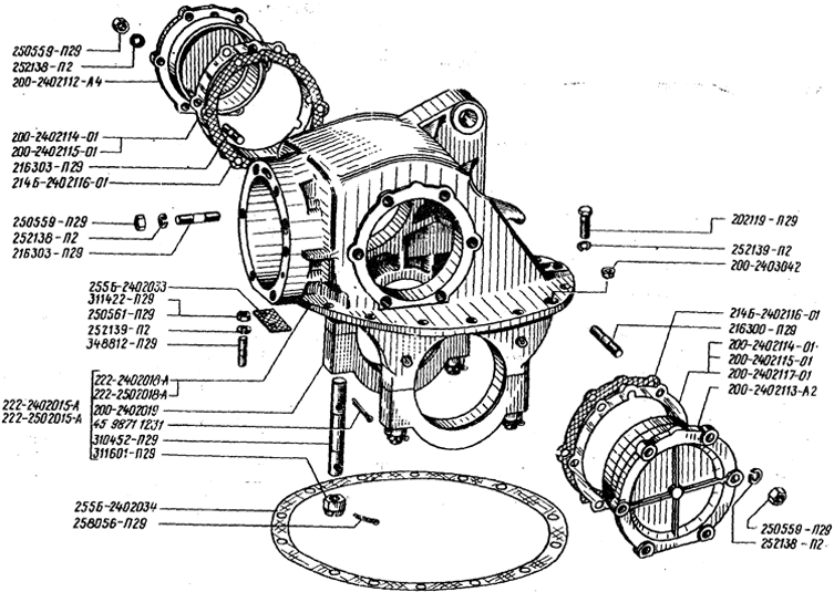 Редуктор заднего моста краз 260 схема - фото